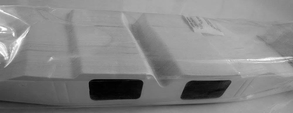 25 Stück 3D-Polarisationsbrille, zirkular 0 Grad, Typ Karton weiß