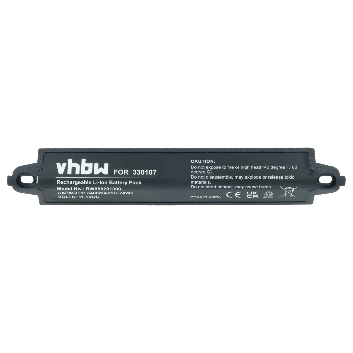 vhbw Akku kompatibel mit Bose Soundlink 1, 2, 3, 404600 Lautsprecher Boxen Speaker (3400mAh, 11,1V, Li-Ion)