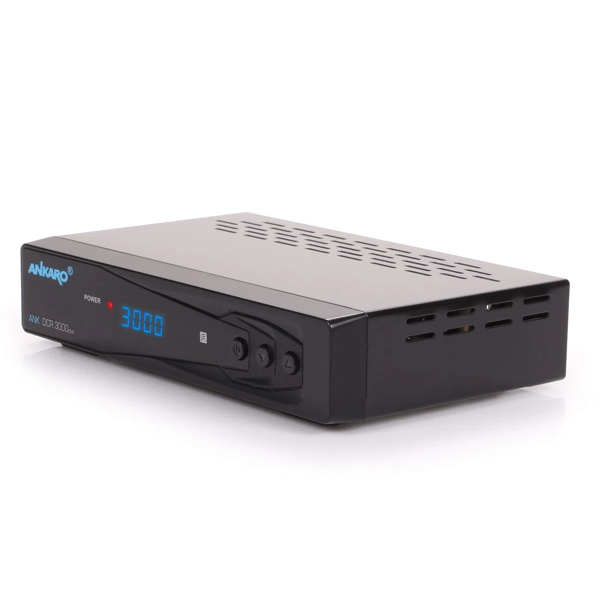 Ankaro DCR 3000 Plus digitaler 1080p Full HD Kabel-Receiver für Kabelfernsehen (HDTV, DVB-C/C2, HDMI, Scart, Coaxial, Mediaplayer, USB) automatische Installation–schwarz