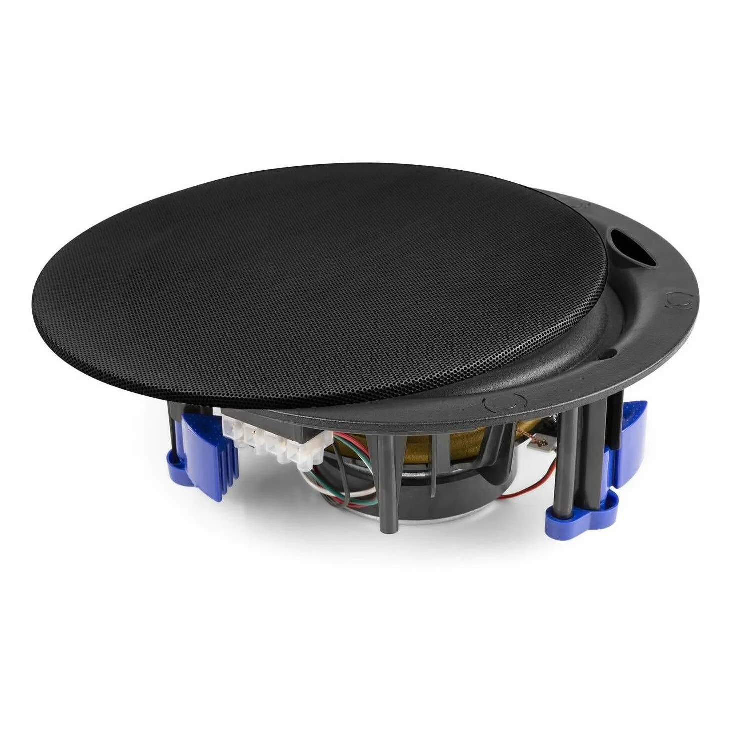 Power Dynamics NCSP8 - Deckenlautsprecher mit 8" Tieftöner, 40 Watt, 2-Wege Einbaulautsprecher, Magnet Gitter & Flaches Design – ideal für Wohnraum, Büros, Restaurants - 22,9cm x 8,7cm - Schwarz