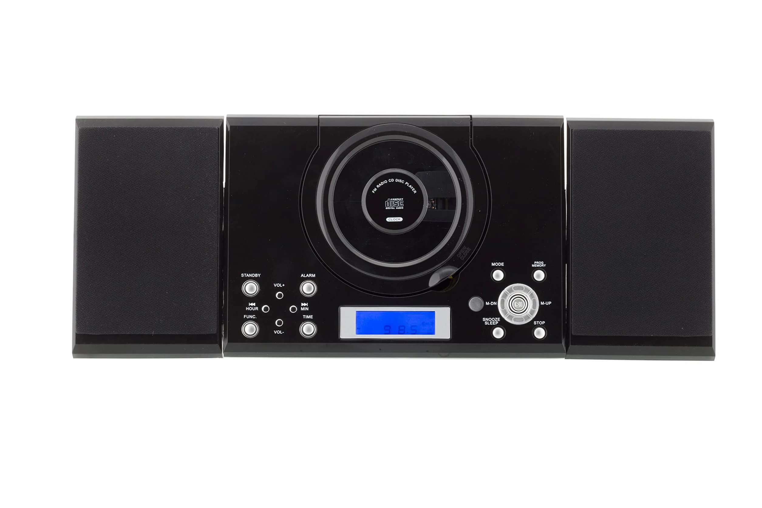 ROXX MC 201 Stereoanlage - Kompaktanlage mit CD, Multifunktionales All-in-one-Gerät, UKW-Radiotuner, CD-Player, AUX-Eingang, Fernbedienung, Wandmontage möglich