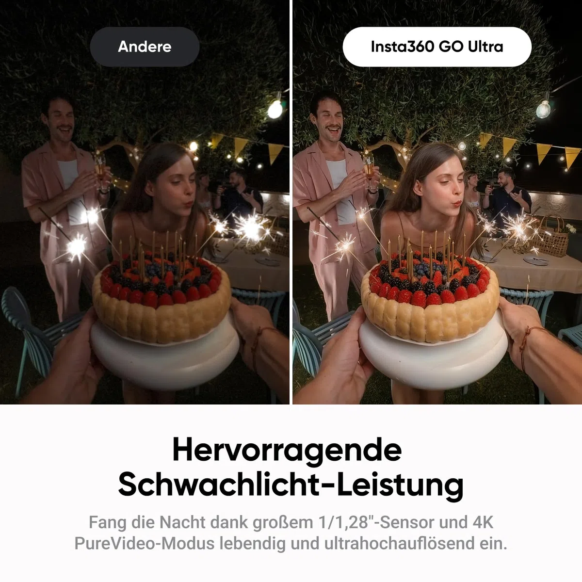 Insta360 GO Ultra Creator Arctic White 4K Kamera FlowState Stabilisierung 200 Minuten Akkulaufzeit