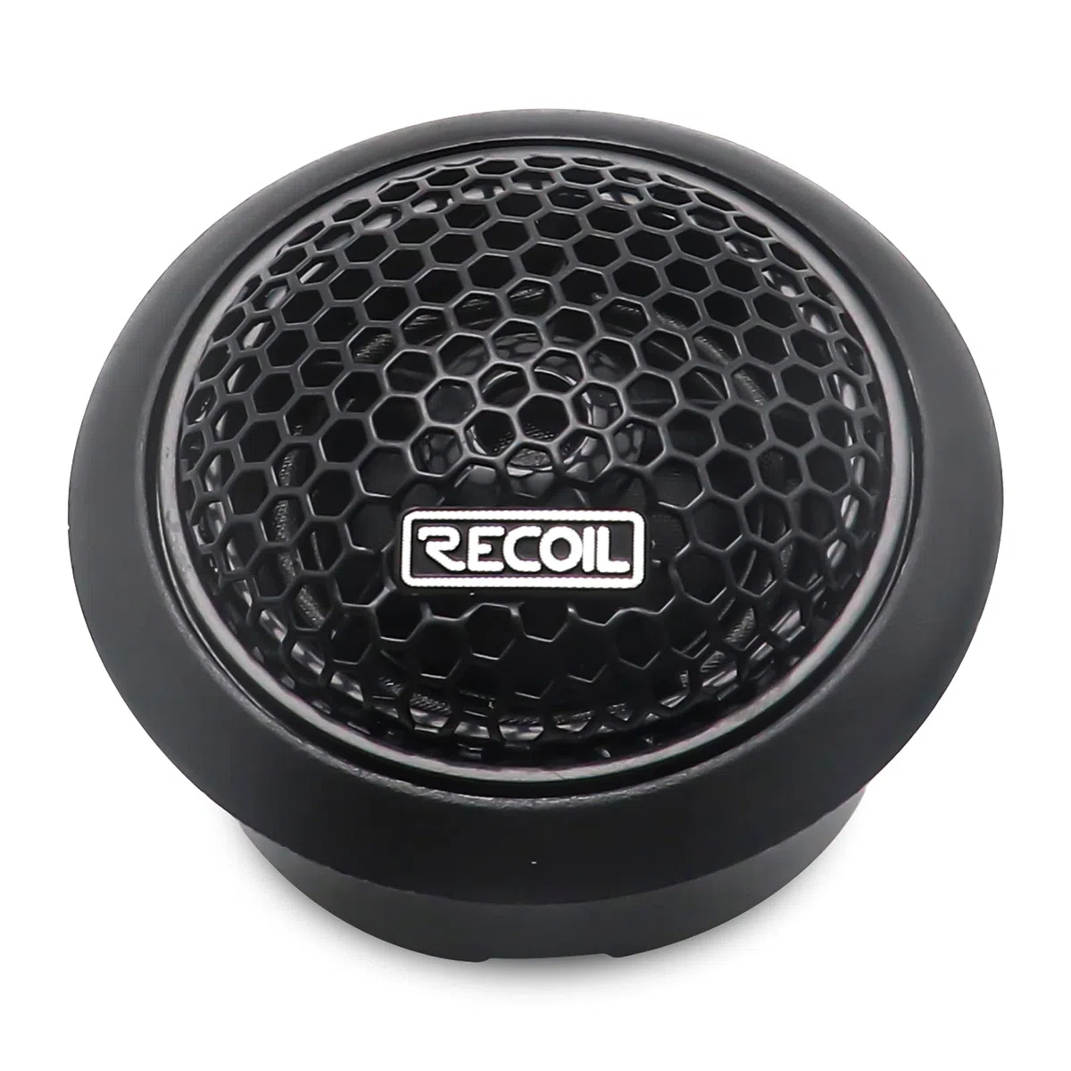 RECOIL RET1 Echo Serie 1-Zoll-Hochtöner (45 mm) mit Neodym-Seidenkalotte – Paar Hochtöner für Auto-Komponenten-Audiosystem mit integriertem 3-Stufen-Filter