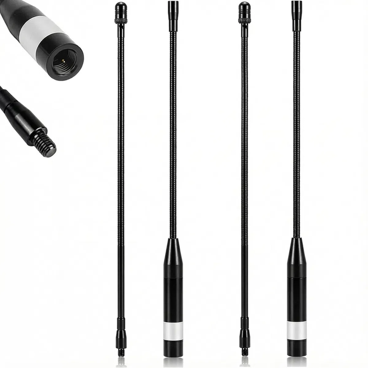 868MHz Meshtastic LoRa Antenne 10dBi High Gain, 40cm Langstrecken SMA Stecker Omni Whip für He ltec V 3 ESP 32 - Robust & Flexibel(2PCS,Schwarz)
