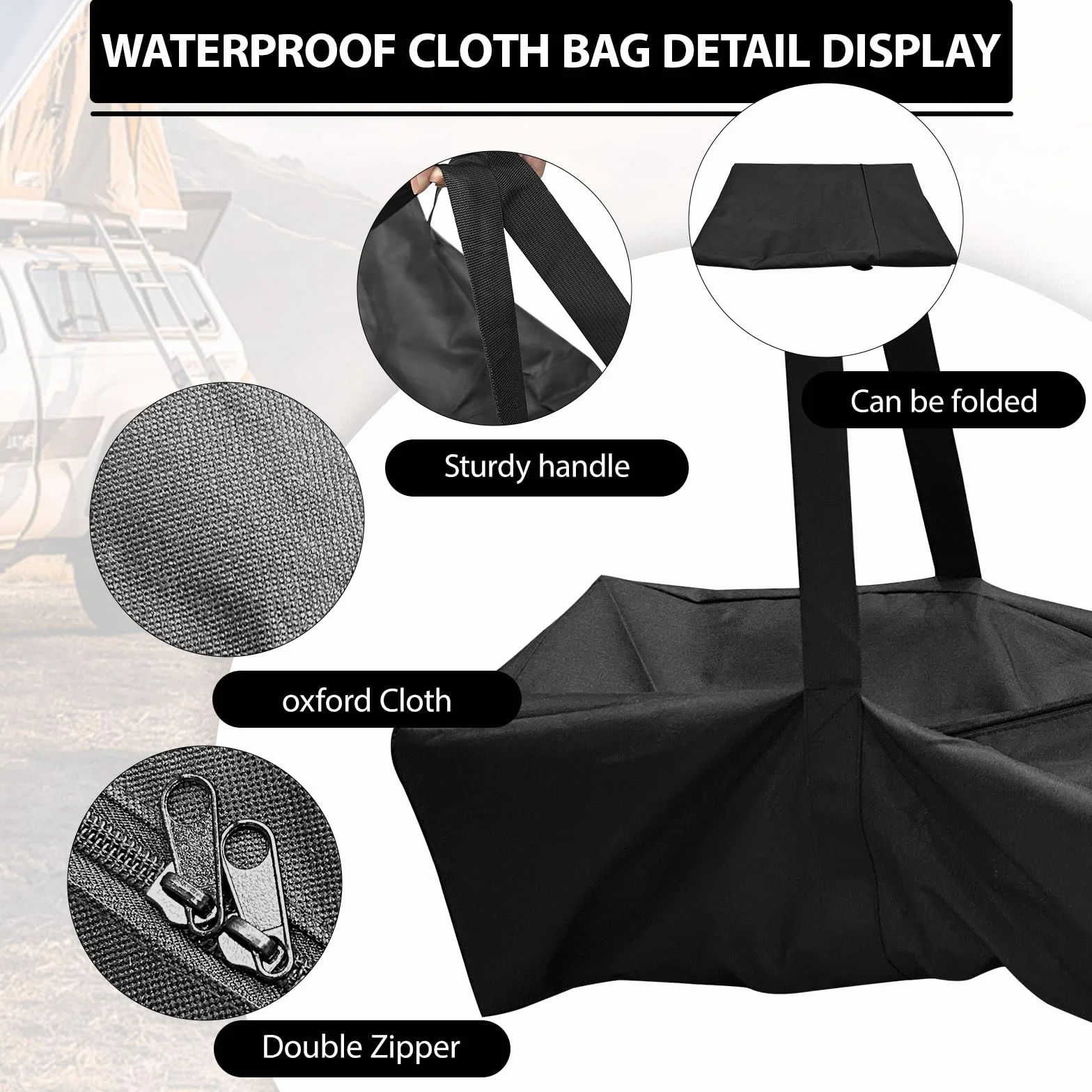 210cm Zelttasche,Tragbare Zeltstangentasche,Handtasche Stativ Tasche,Gestängetasche,Stativtasche,Multifunktional Camping Aufbewahrungstasche,für Zeltstangen Lichtständer