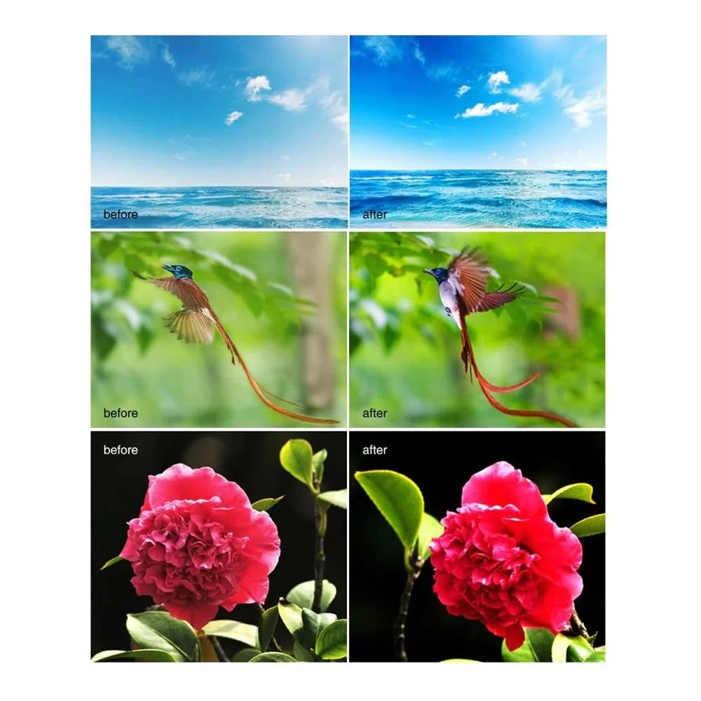 Basics UV-Filter für Nikon Z50II spiegellose Kamera mit Nikkor Z DX 50-250 mm f/4.5-6.3 VR-Objektiv, 62 mm, ultradünner Schutz, ultravioletter Filter