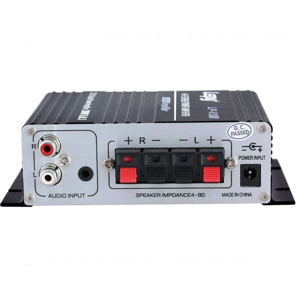 LEPY LP-V3S-Black Digitalverstärker 25 W x 2, Schwarz