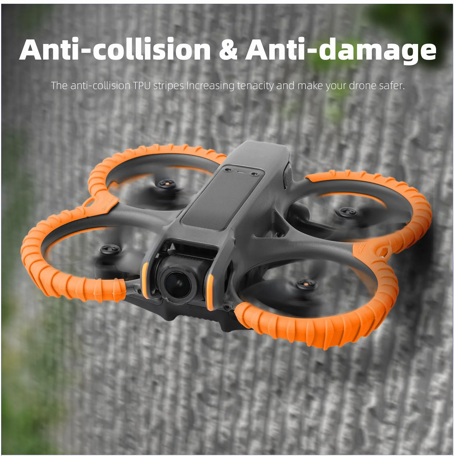 Schutzring für DJI Avata2, Propellerschutz für Drohne, Deckel für Propeller, Zubehör (Orange)