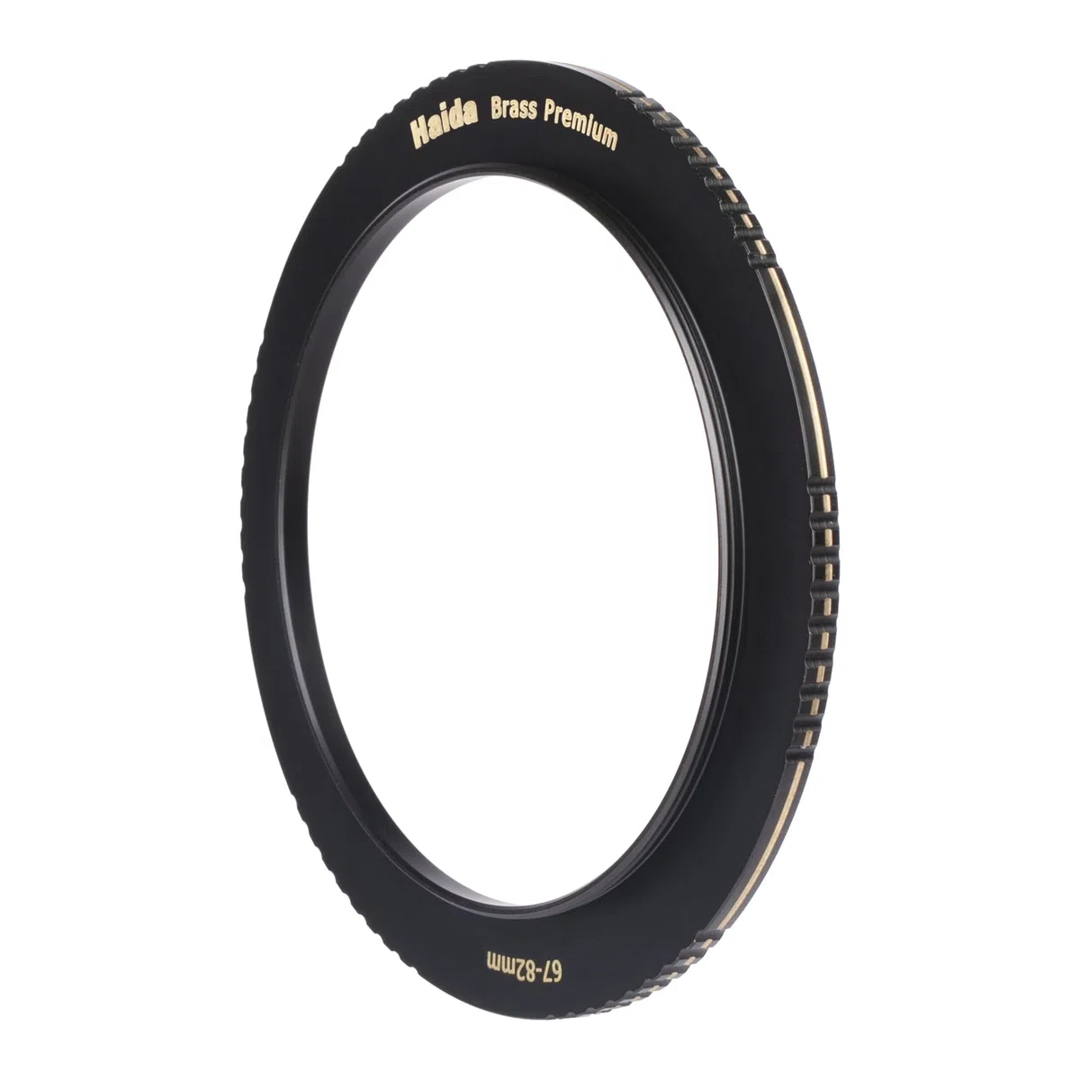 Haida Step-Up-Ring, 67 mm auf 82 mm, Messing-Adapter, 62–82 mm Step-Up-Ring für Filter