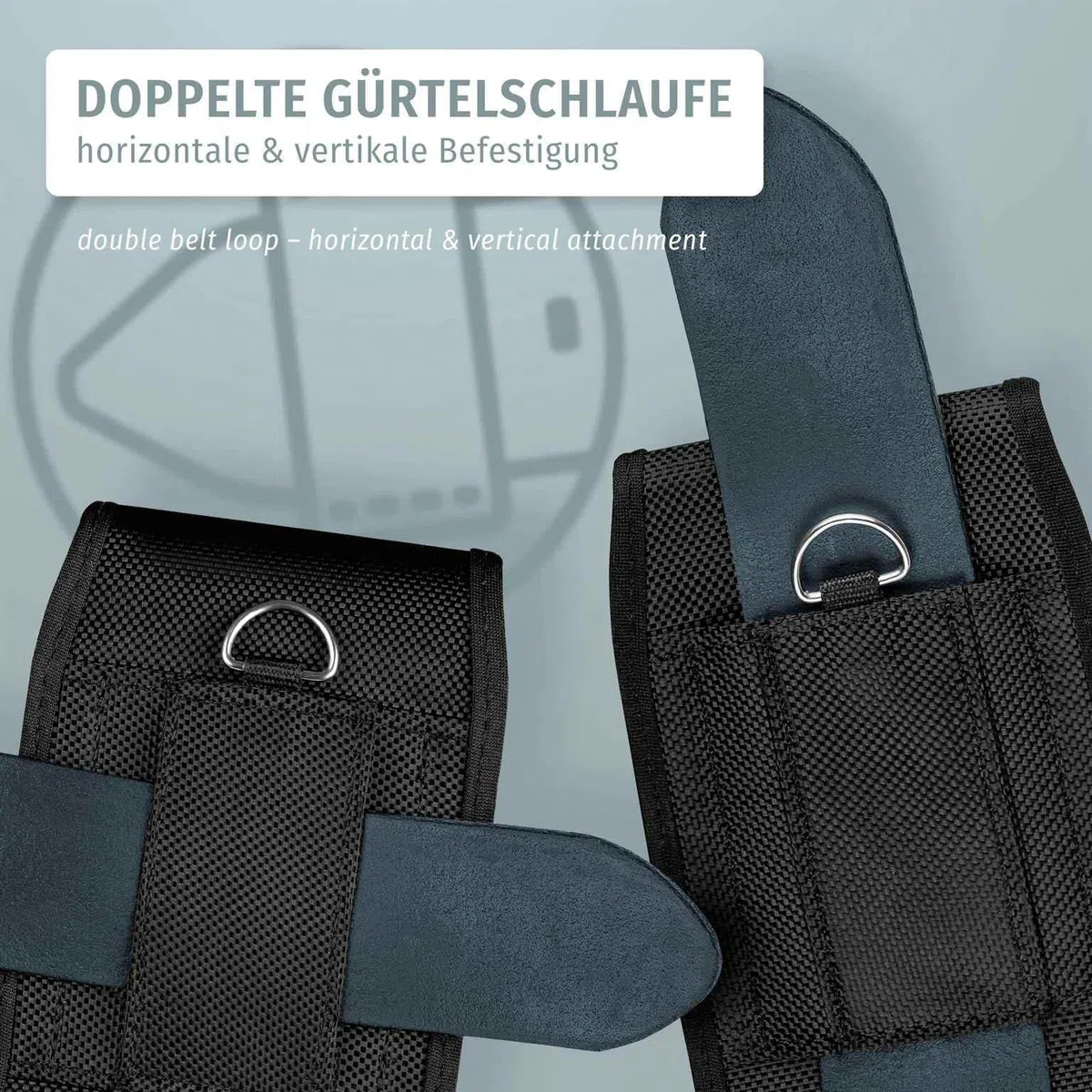 moex Handy Gürteltasche für Samsung Galaxy S26 Ultra Hülle mit Gürtelschlaufe, Outdoor Handyhülle Gürtel Handytasche, robuste 360 Grad Schutzhülle mit Karabiner, Agility Case, Schwarz