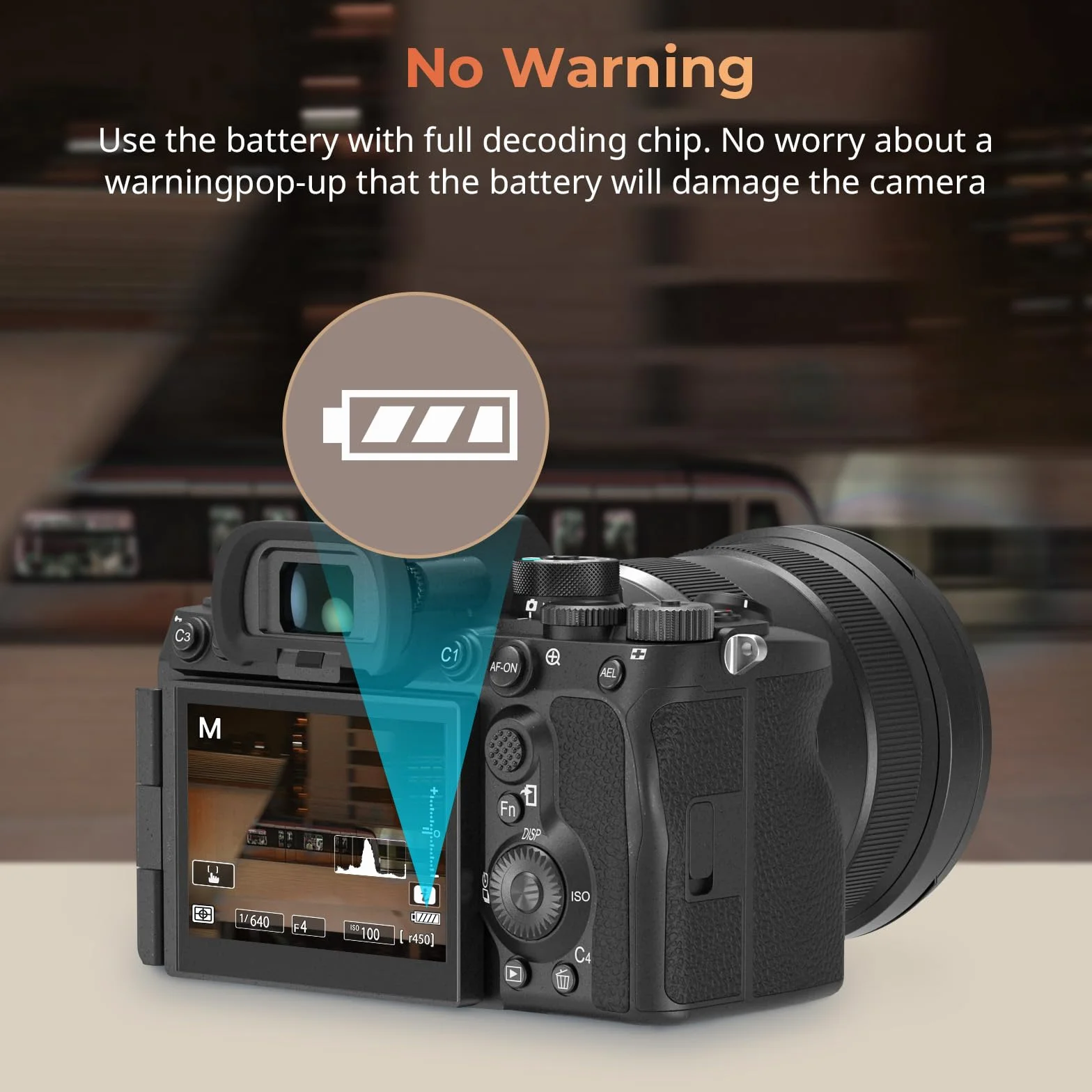 SMALLRIG Battery Akku für EN-EL25 1250mAh USB-C Battery Ersatzakku für Nikon Z30 / Z50 / Z50 II/Z fc, 1,75 Std. voll aufgeladener wiederaufladbarer Kamera-akku für Nikon Z50, Z fc, Orange – 4967