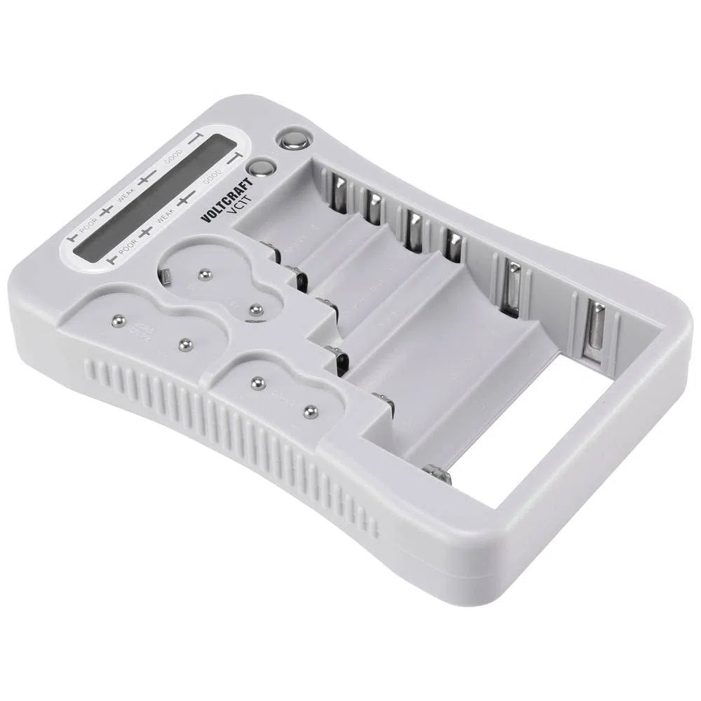 VOLTCRAFT Batterietester VC1T Messbereich (Batterietester) 1,5 V, 3 V, 6 V, 9 V Batterie VC-12613270