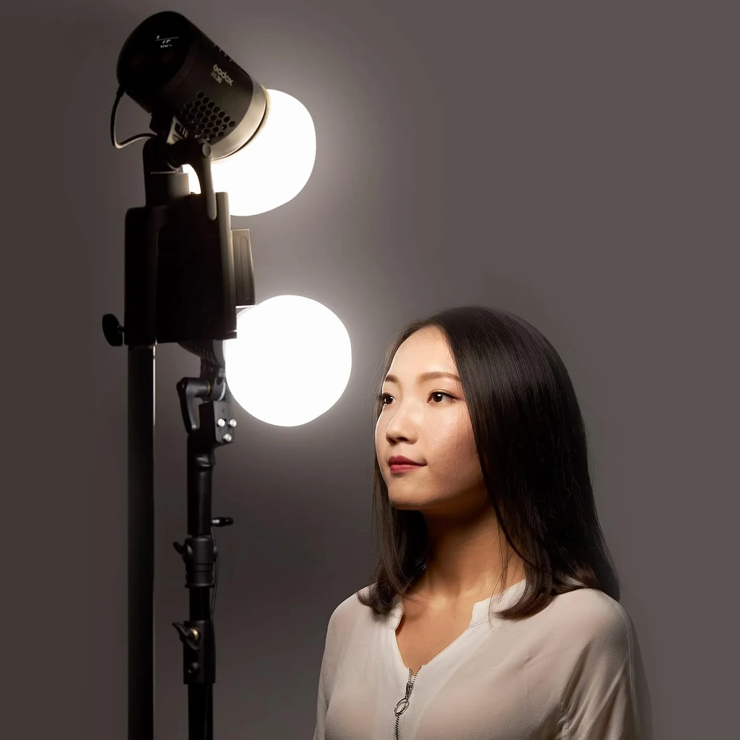 Godox ML-CD15 Soft Dome Diffuser Kit mit 3 Adaptern, kompatibel mit Godox V100, V1 Pro, AD200Pro II, AD100Pro, AD300Pro, AD400Pro, V860III, ML30, ML30Bi, ML100Bi, ML100R, ML60Bi, ML60IIBi und mehr