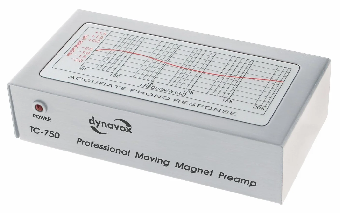 Vorverstärker Phono Dynavox MM Systeme TC 750 Silber