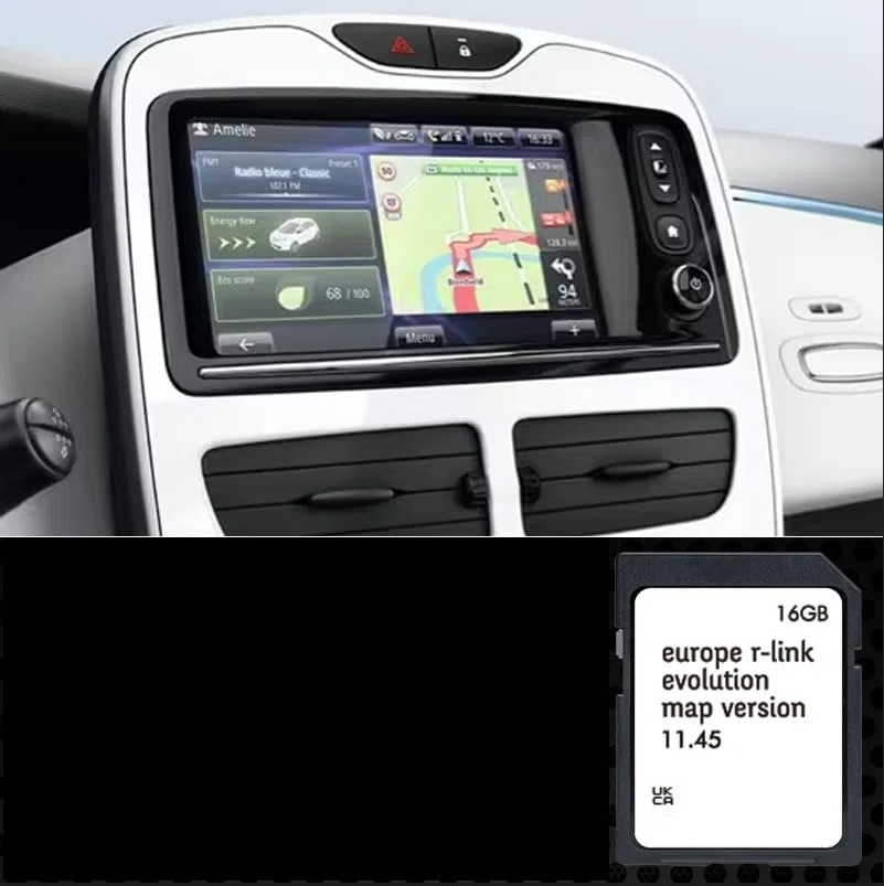 Generisch Kartenaktualisierung (GPS-Navigation) - Europa 2025 - Version 11.45 – kompatibel mit Renault R-Link (Rlink)