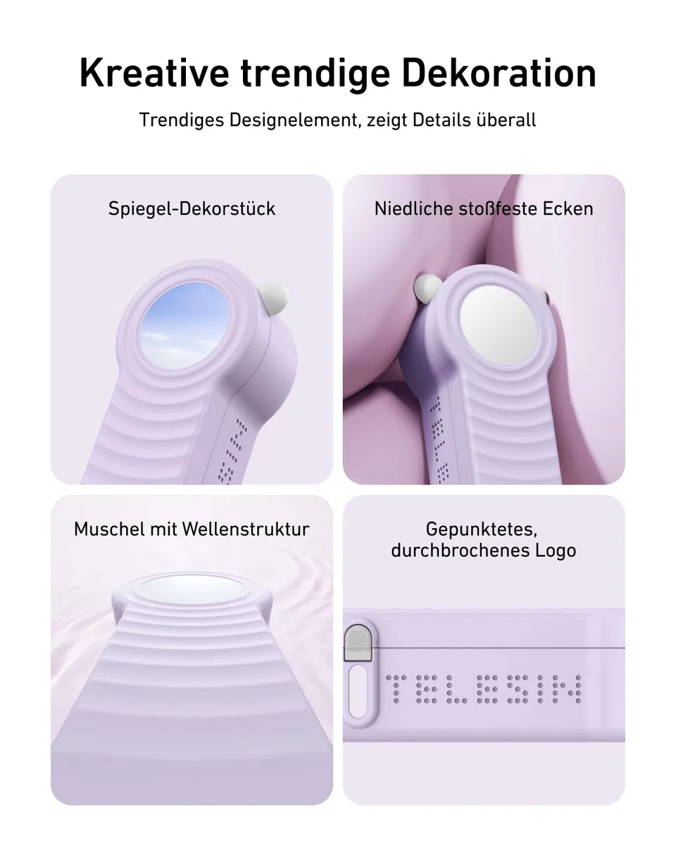 TELESIN DisAdv Schutzhülle für DJI Osmo Pocket 4/Pocket 3 Zubehör, Pocket 4/3 Hülle mit Magnetischer Filterhalter & Gimbal Display Objektivschutz, DJI Pocket 4 Hardcase mit Schultergurt(Lila)