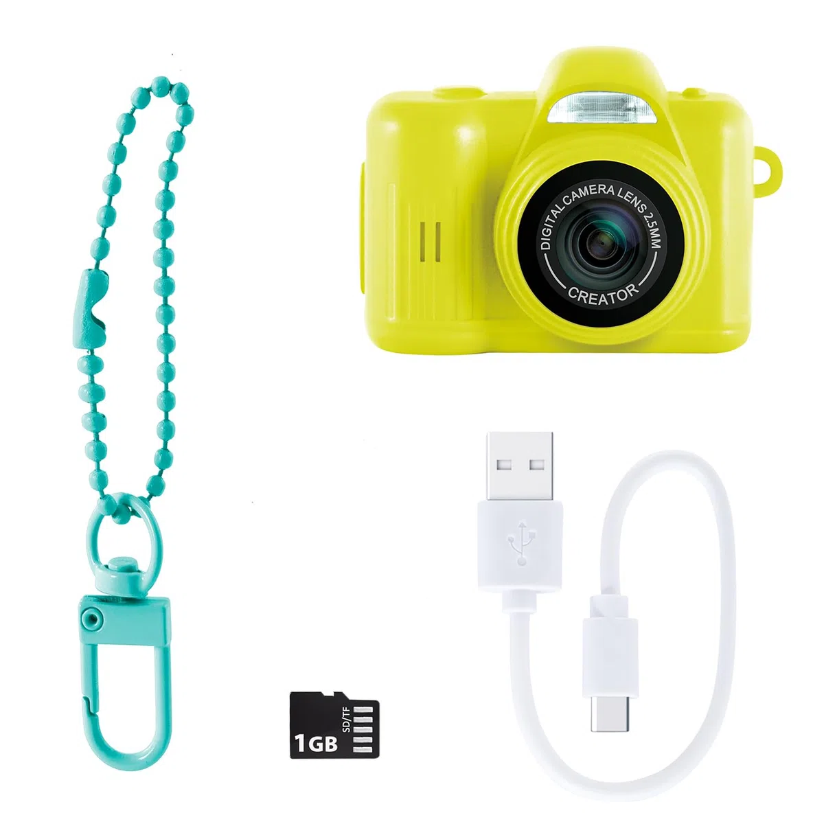 Canal Toys - Photo Creator - Mini-Digitalkamera & Videokamera für Kinder - 14 Filter - Blitz + Mikrofon - 6 Modelle - kompakt & leicht - 1GB Micro-SD & USB-C-Kabel - Reisegröße ab 8 Jahren - CLK 062
