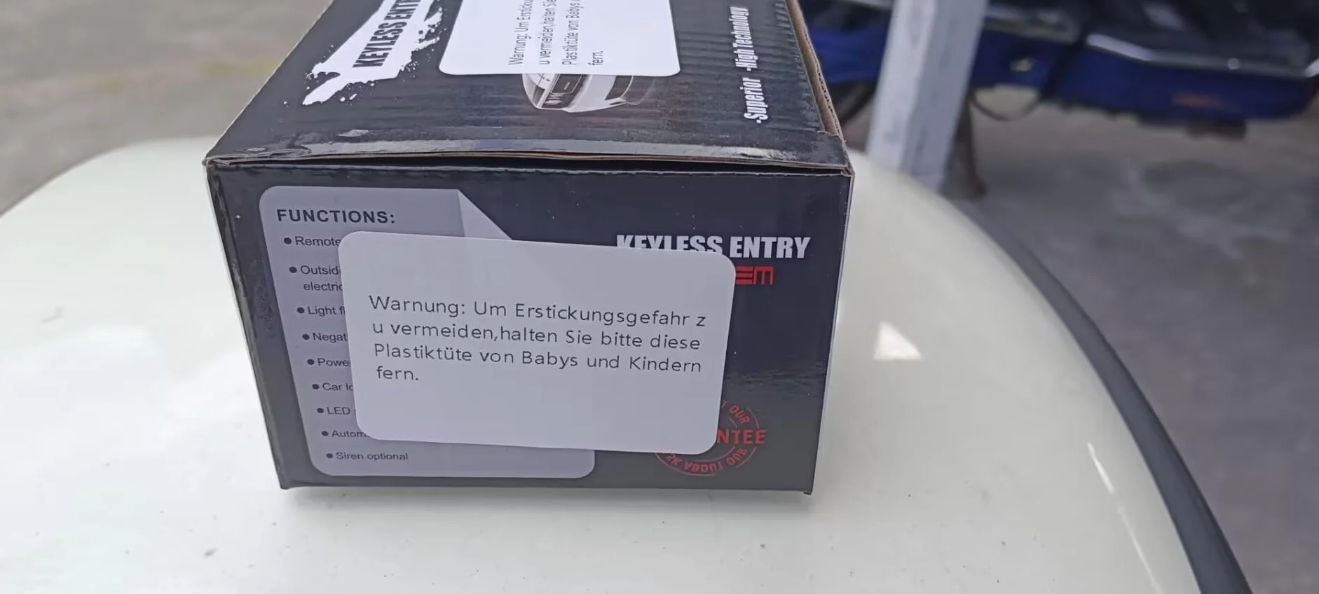 XUKEY Auto Zentralverriegelung Universal Keyless Go Nachrüsten Schlüsselloses Zugangssystem Auto Türschloss Keyless Entry System mit 2 Fernbedienung Kit