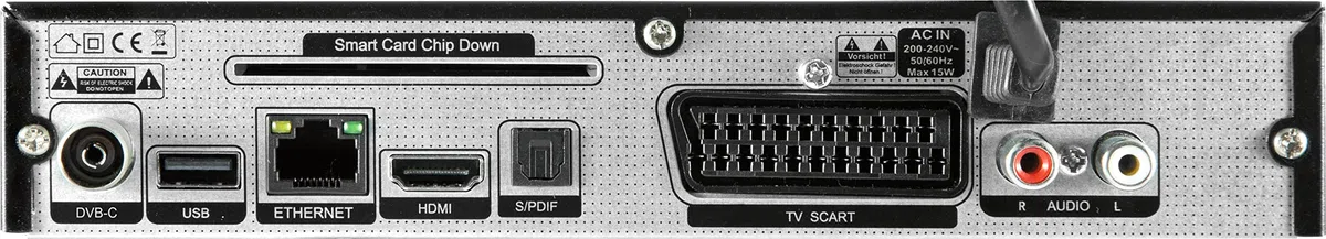 TELESTAR DIGISTAR C HD – DVB-C-/Kabelreceiver (HDTV, HDMI, Scart, Mediaplayer, hochwertiges Metallgehäuse) – Schwarz