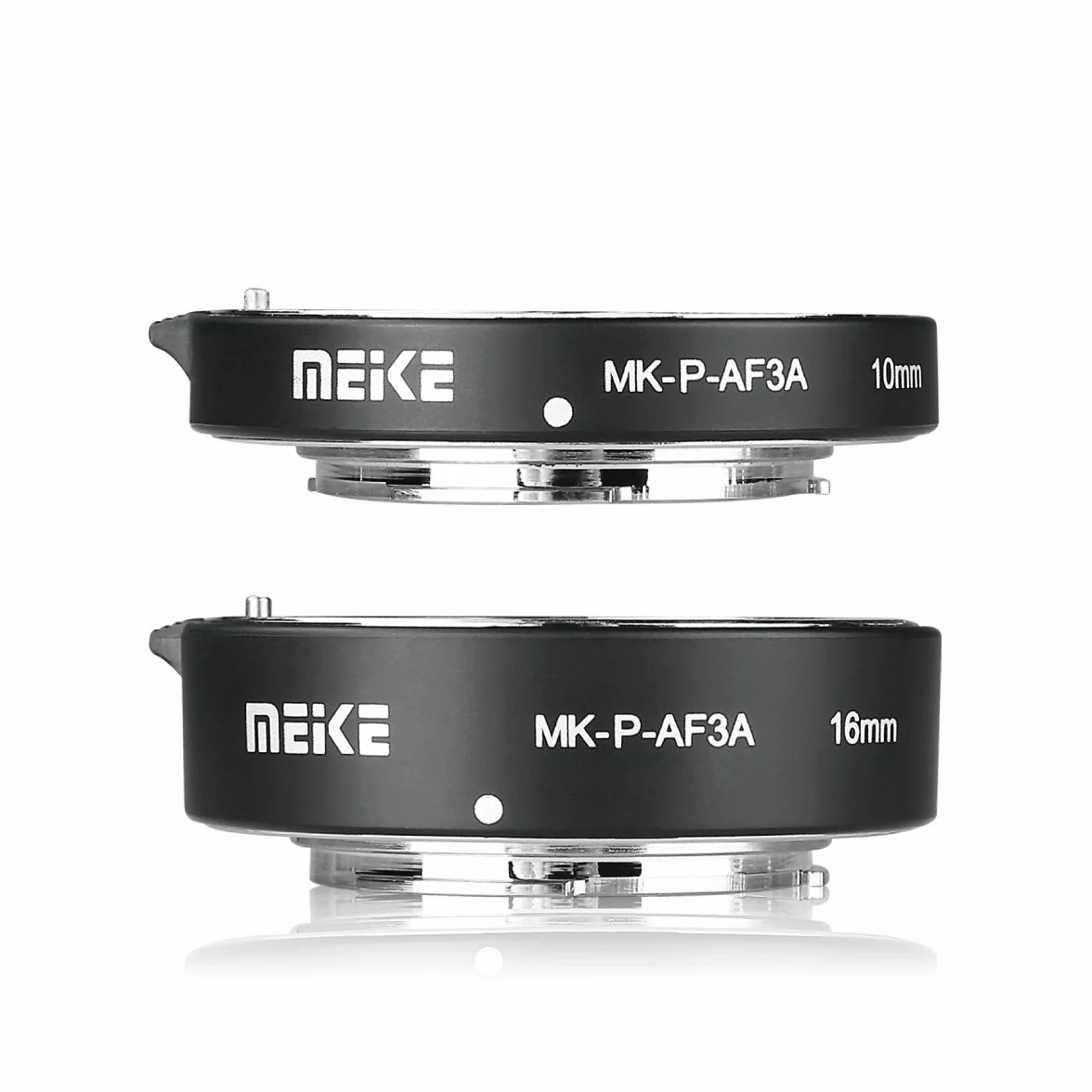 Meike MK-P-AF3A Metall-Autofokus-Verlängerungsrohr für Olympus Panasonic Micro Four Thirds M4/3 Systemkamera-Objektive (10mm+16mm)