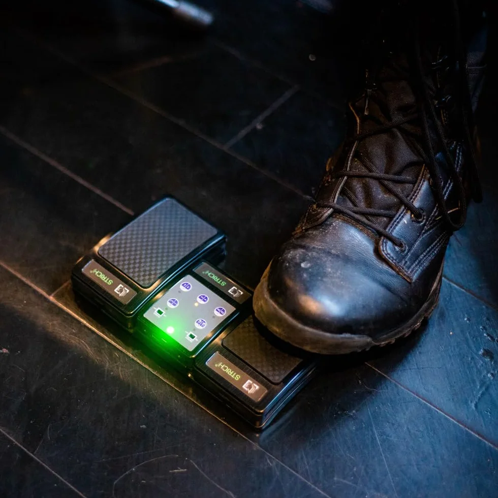 Strich BT-FP2 – Drahtloses Node-/Seitenschalterpedal für Mobiltelefone und Tablets