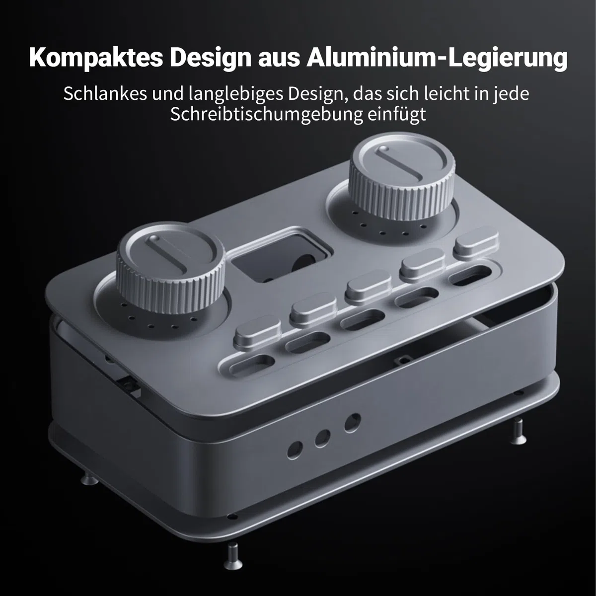 Fosi Audio K7 DAC Kopfhörerverstärker, USB-C-Digital-Analog-Audio-Konverter für Gaming-PC PS5, optischer/koaxialer/Bluetooth aptX HD LL-/Mikrofoneingang, 3,5 mm/4,4 mm symmetrischer/RCA-Ausgang