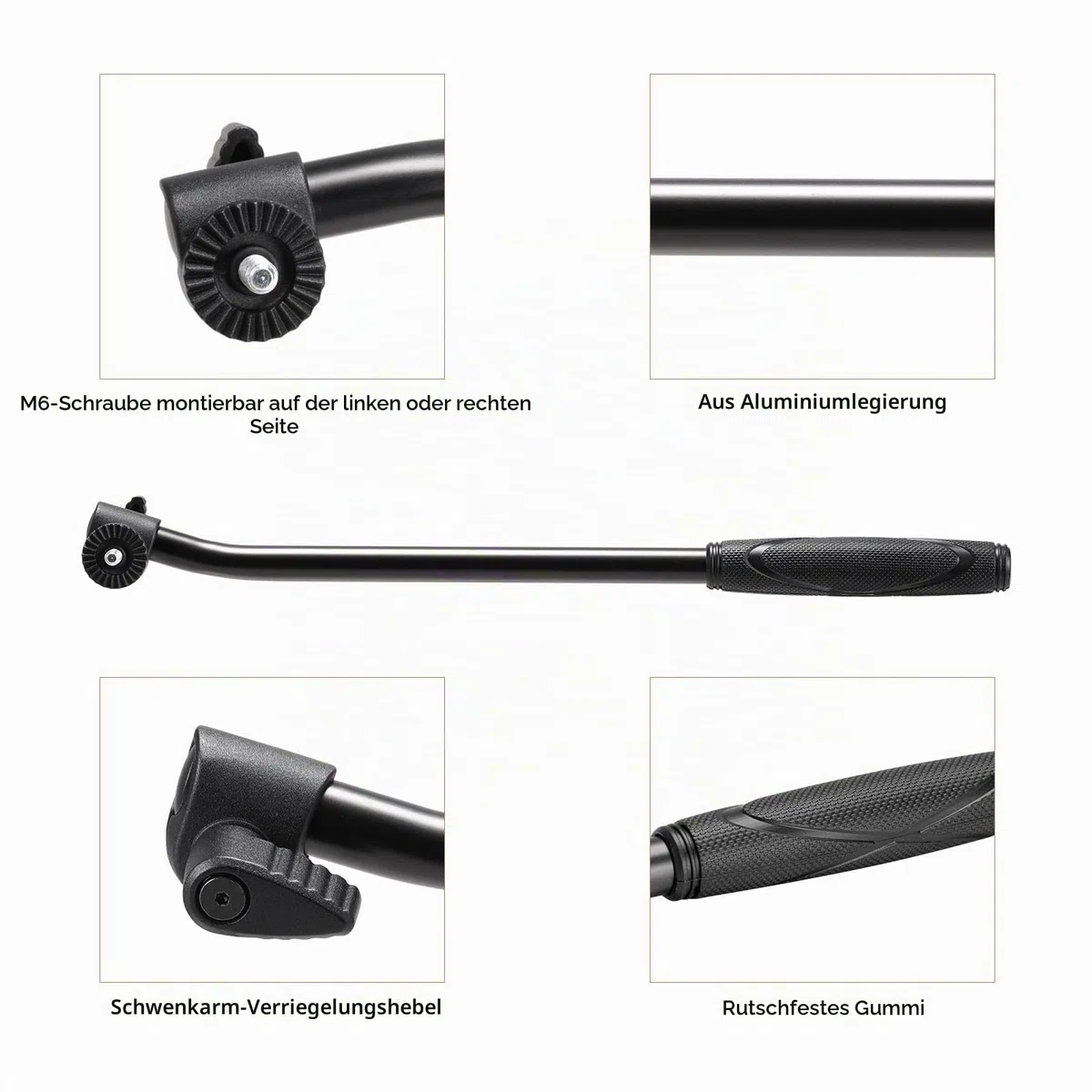 Cayer PB01 Pan Bar Griff für Head Video Heads