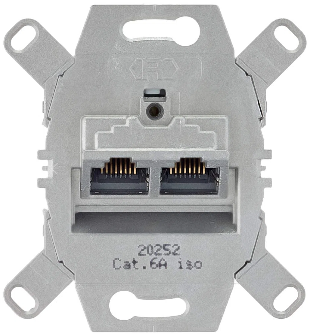Rutenbeck UAE-Einsatz Cat.6A iso-8/8 Up O 1xRJ45, Packung mit 5
