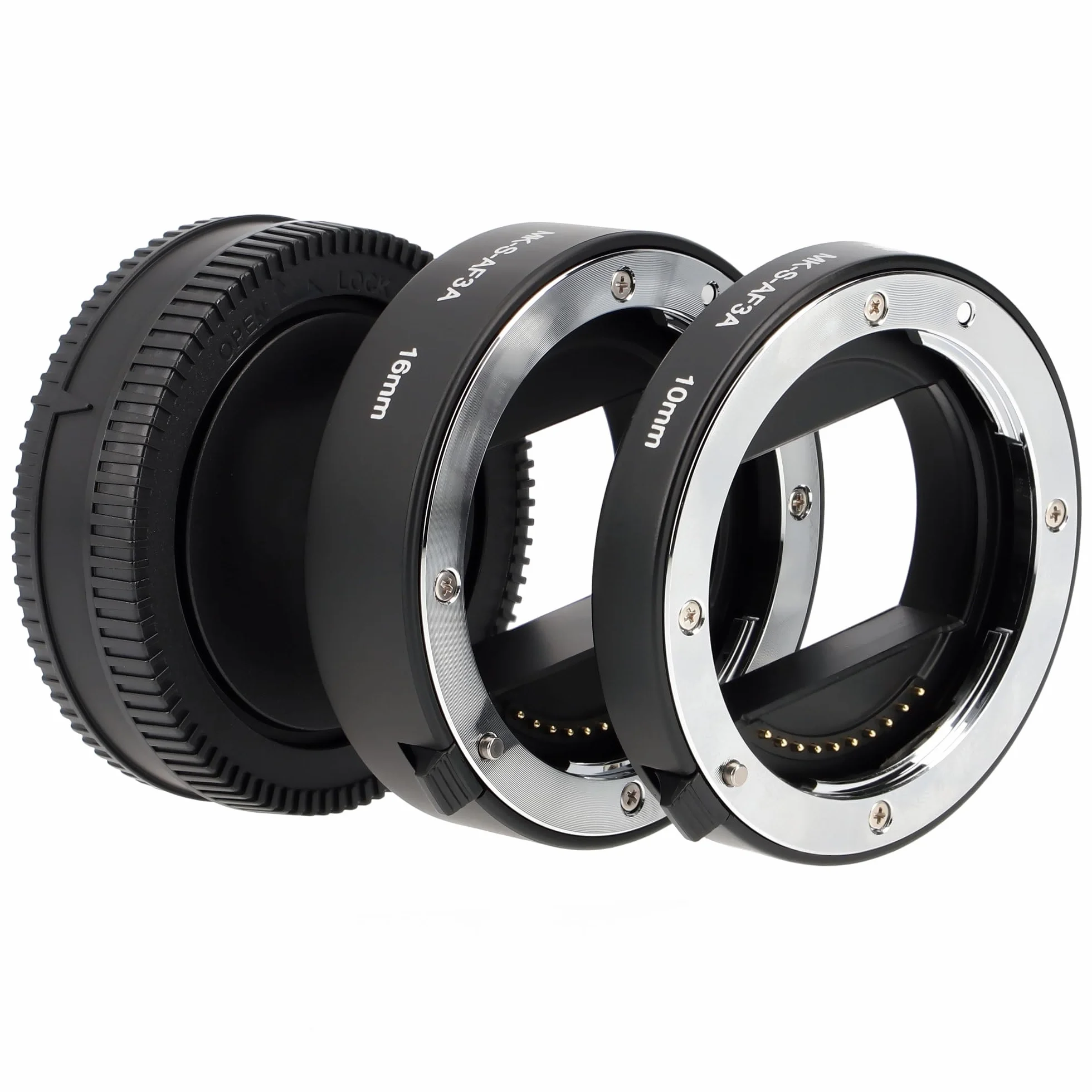 Automatik-Makro-Zwischenringe Extension Tube Kompatibel mit Sony E-Mount Kameras MK-S-AF3A