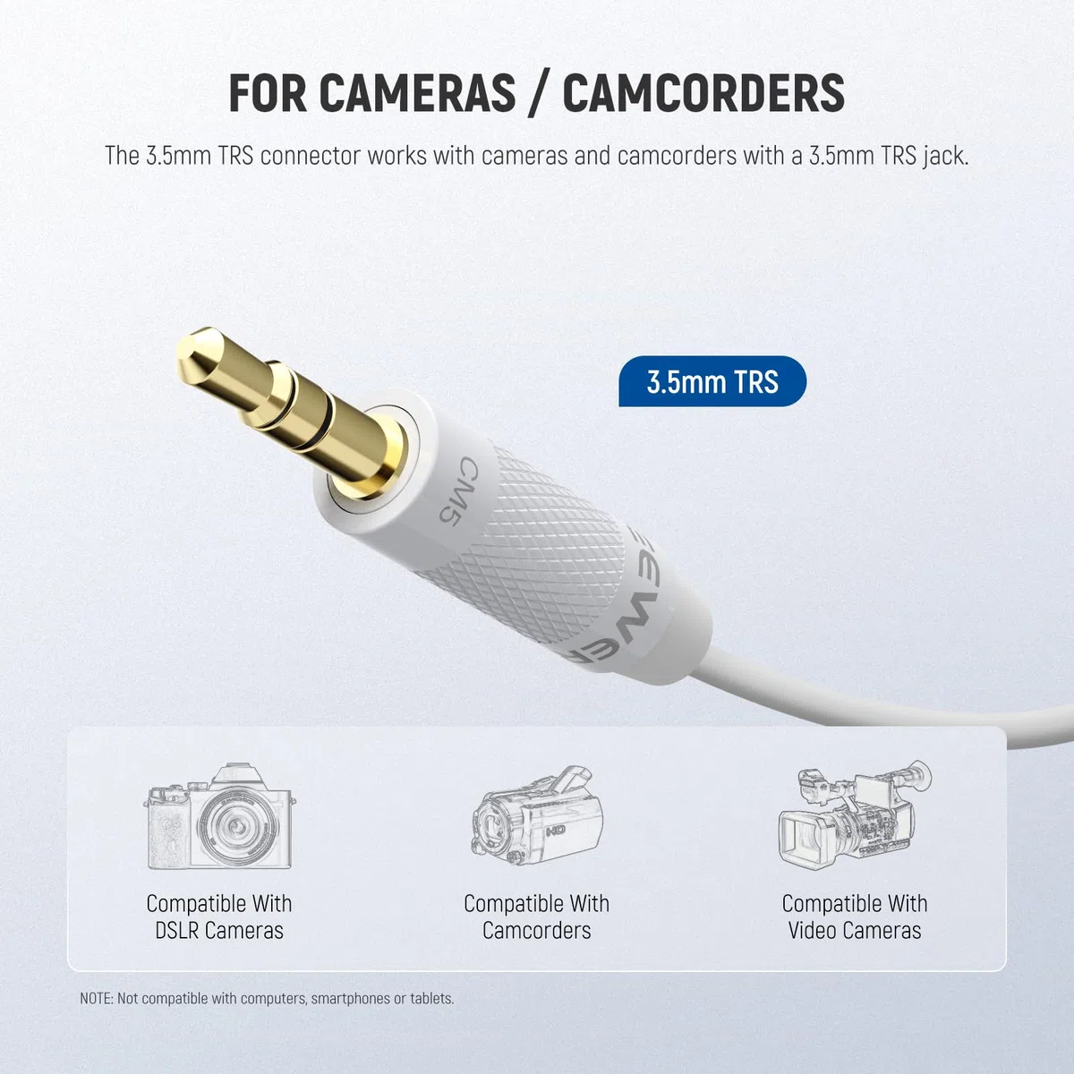 NEEWER 2er Pack Lavalier Ansteckmikrofon, kompatibel mit Rode Wireless GO II 2 DJI Kabelloses Mikrofon Sender, omnidirektionale Kondensator Lapel Mic mit Kabel für Bühne YouTube Live Stream, CM5, Weiß