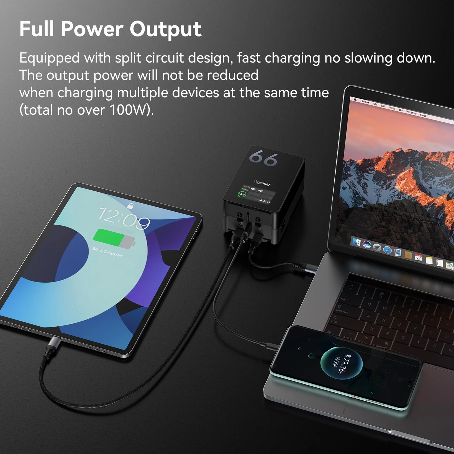 SMALLRIG V Mount Battery VB99 Pro, 6700mAh, 99Wh, 14,8V V-Mount Akku, Unterstützt 100W PD USB-C Schnellladegerät, mit D-TAP, Dual USB-C, Dual-DC Anschluss, USB-A, für Kamera, Camcorder, Monitor - 4292