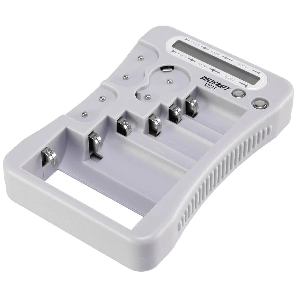 VOLTCRAFT Batterietester VC1T Messbereich (Batterietester) 1,5 V, 3 V, 6 V, 9 V Batterie VC-12613270