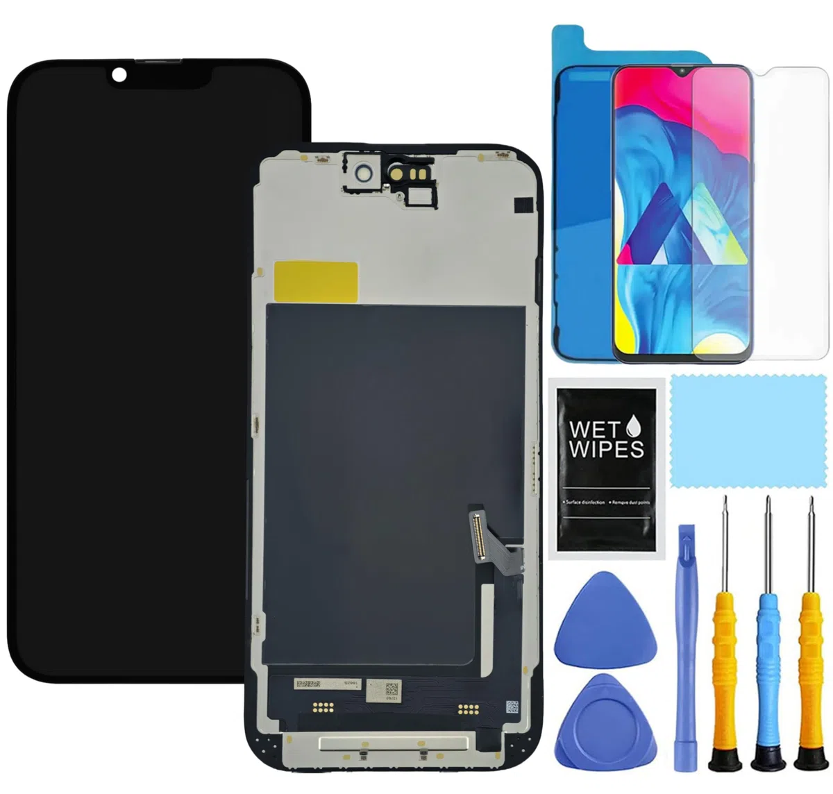 für iPhone 15 Display für iPhone 15 Display Mit Rahmen für iPhone 15 Pantalla A2846 A3089 A3092 A3090 Reparatur Digitizer Touchscreen Assembly mit Werkzeug