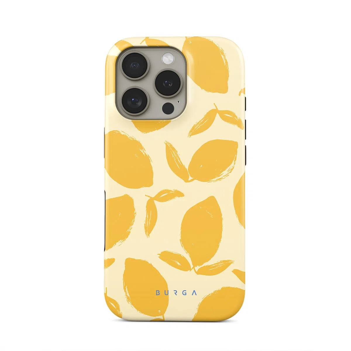 BURGA Handyhülle für iPhone 16 Pro – Unisex Hybrid-Schutzhülle mit stoßdämpfendem TPU & kratzfester Außenschale, erhöhter Displayrand, MagSafe-kompatibel, kabelloses Laden, stylisches Design