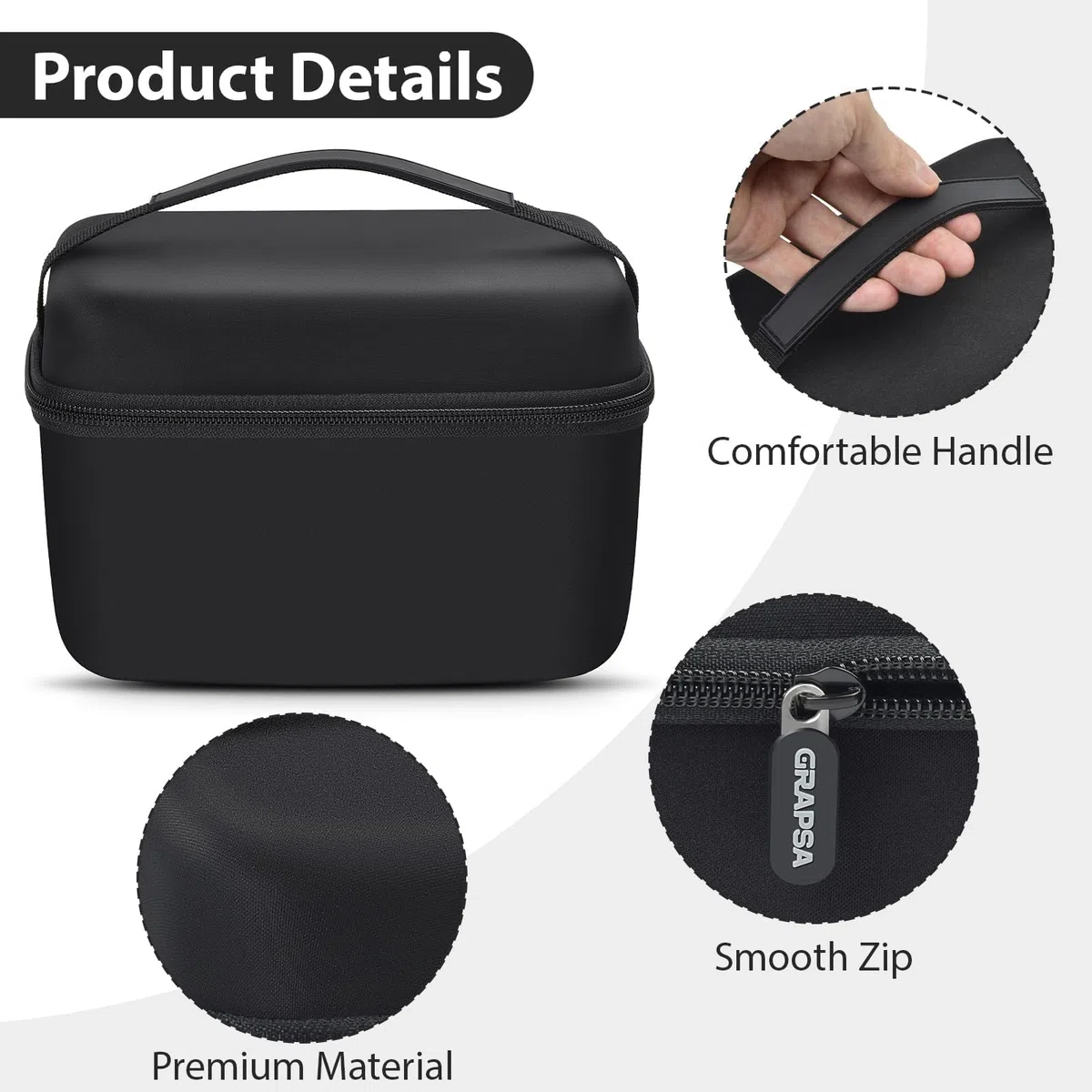Mini Beamer Tasche Kompatibel mit LQWELL/für Magcubic/für YEEFON/für ELEPHAS/für Alwtniet Beamer 4k, Mini Projektor Aufbewahrungsbox Tragetasche für Zubehör -Nur Box