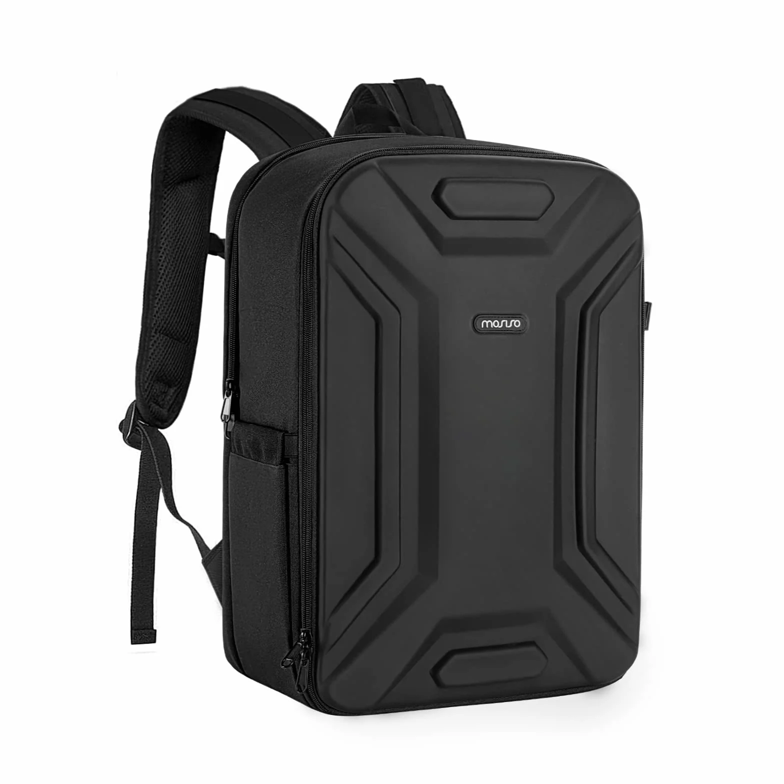 MOSISO Kamerarucksack Wasserdicht, Fotorucksack Groß mit 15,6 Zoll Laptophülle, Kamera Rucksack mit Stativhalter, Camera Backpack, kamerarucksäcke für Drohnen, Spiegelreflexkameras, Schwarz