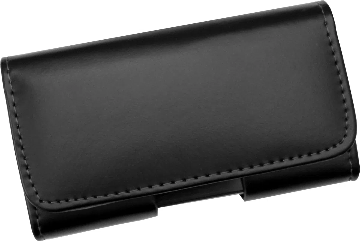 Gürteltasche für Samsung Galaxy S26 Ultra, Leder schwarz, Magnetverschluss, Gürtelclip