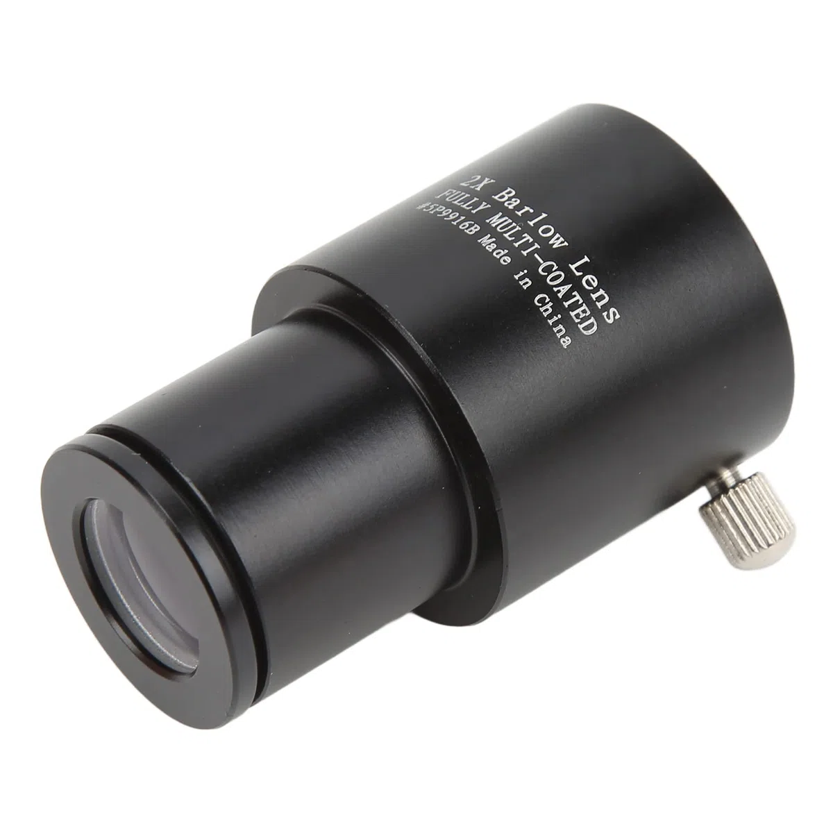 Barlow-Linse 2X, 0,965 Zoll, Vollständig Mehrfach Beschichtete Optische Barlow-Linse, 24,5 Mm Metall-Barlow-Linse mit Grünem FMC-Film für das Okular des Astronomischen Teleskops
