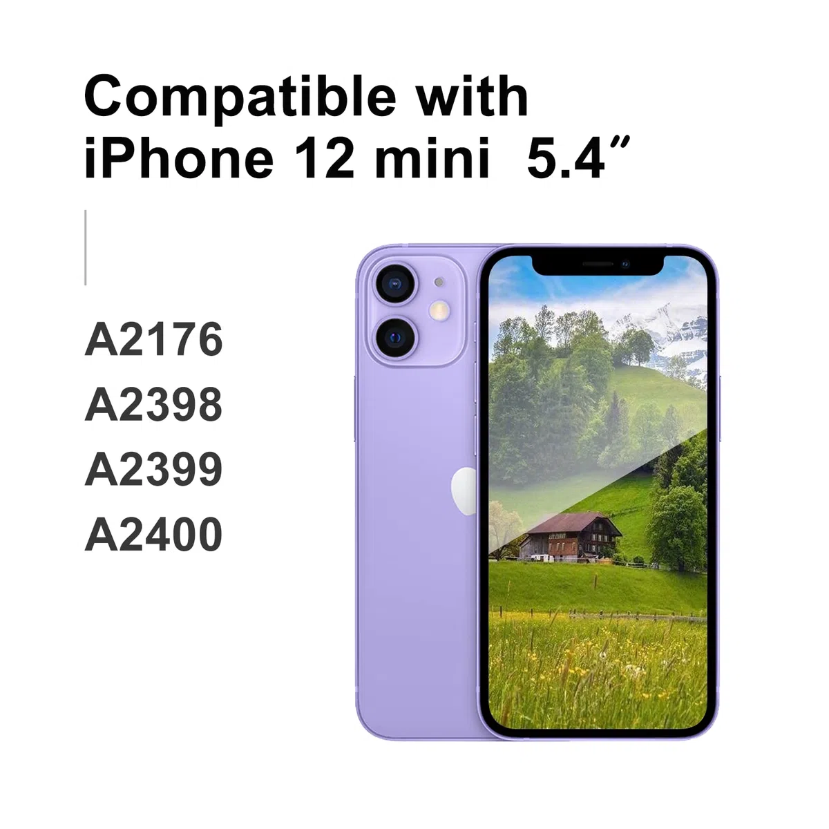 LL TRADER LCD-Bildschirm für iPhone 12 Mini 5,4" Ersatzbildschirm FHD Touchscreen 3D Touch Digitizer Rahmen Montage und Reparatur-Kits 2026