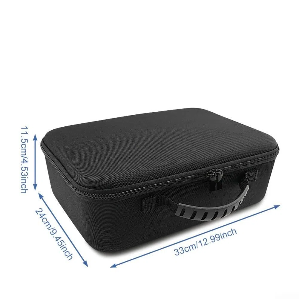 Hard Travel Case Tragetasche Für XGIMI MoGo 4 2025 Eva Schutz Transportkoffer Schwarz 33.5x23.5x11cm Mit Griff Projektor Zubehör(Black)