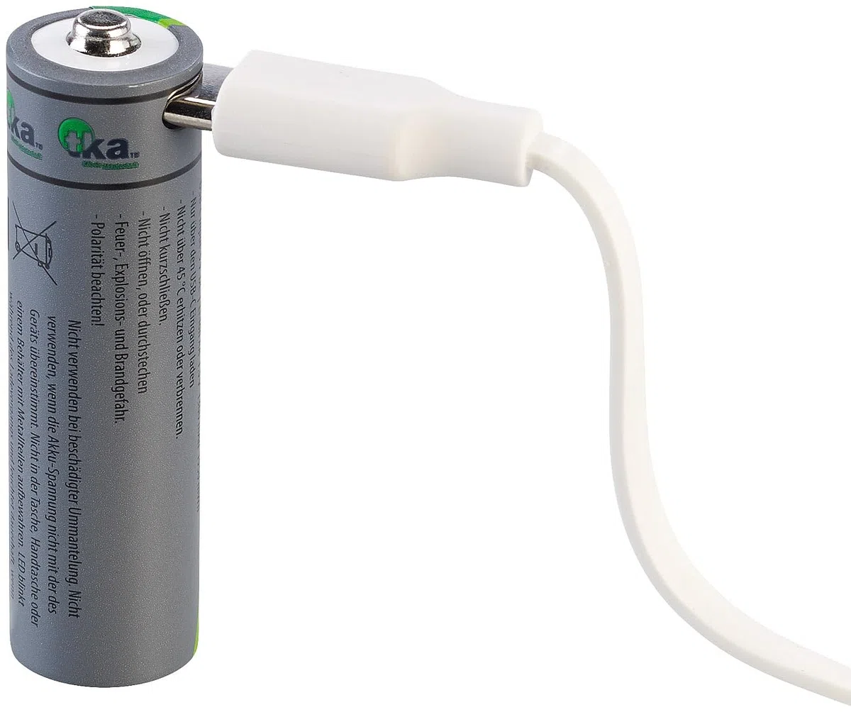 tka Köbele Akkutechnik Li Ion Akkus Typ AA: 8er-Set wiederaufladbare Batterien: 4X AA (3000 mWh), 4X AAA (800 mWh) (Batterien zum Aufladen, Akku Batterie Set, RC)