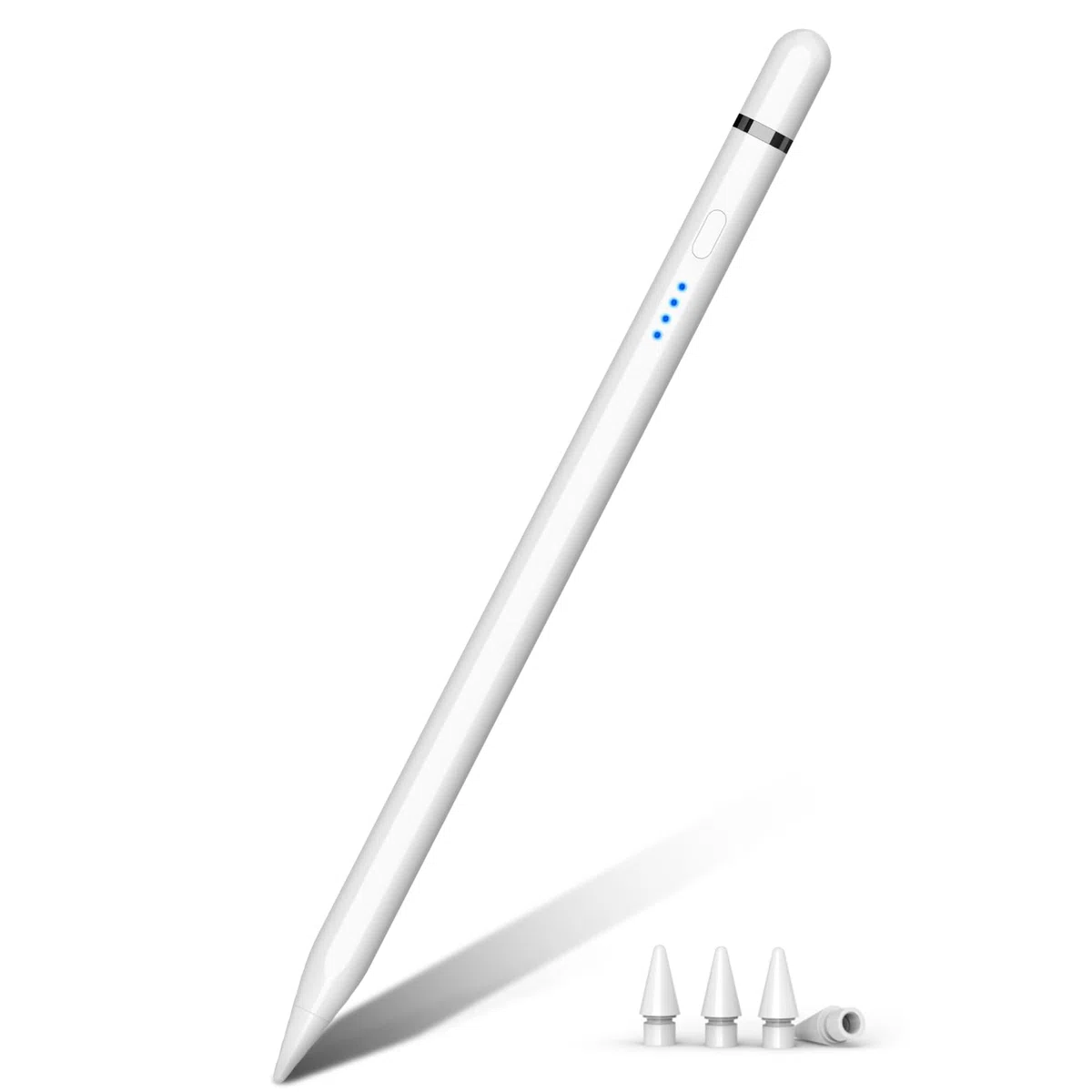 Pencil 1. Generation für iPad (2018-2026), 20 Mins Schnellladung mit Neigung & Palm Rejection, Stift für iPad Kompatibel mit i-Pad Air 3/4/5/M2/M3, Mini 5/6, i-Pad 6-11, Pro 11"/12,9"/13" M4 (Weiß)