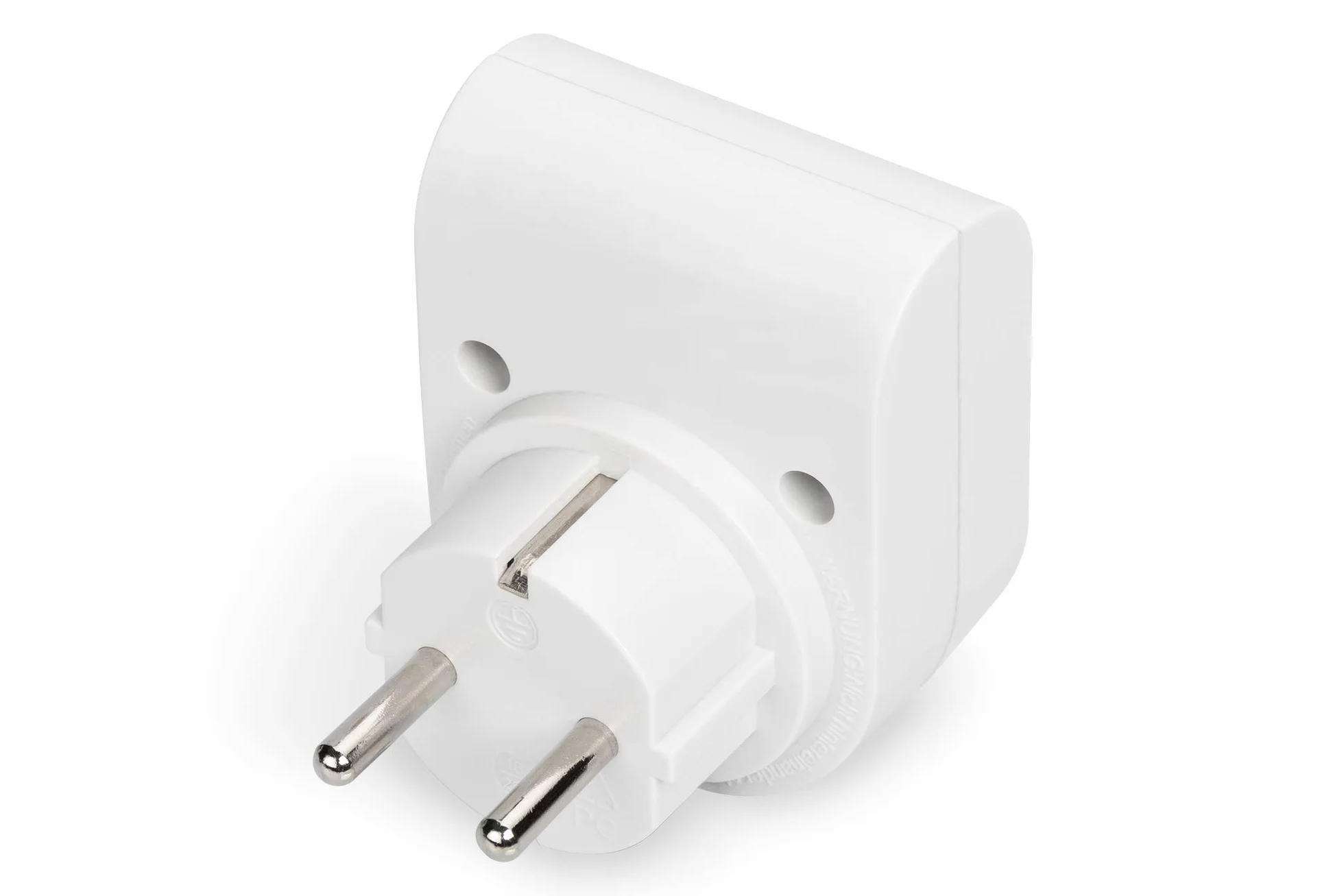 DIGITUS DN-95400 – Überspannungs-Schutzadapter – 5 Stück – 16 A / 230 V / 50 Hz – Max. 3.500 W – LED Status-Anzeige – Ableitstrom Max. 13.500 A – Weiß | 16 A / 230 V / 50 Hz – Max. 3.500 W – Schutzkontaktsteckdose – LED Status-Anzeige – Weiß