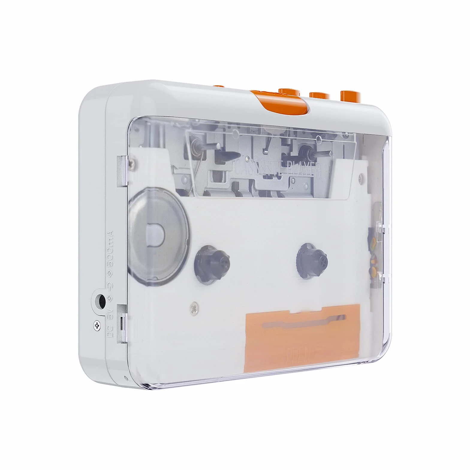 Cocoarm Kassette Player mit Tragbarer USB -Kassette für MP3 -Konverter mit Kopfhörer Audioausgabe für Mix -Tapes CDs MP3 -Player Lautsprecher