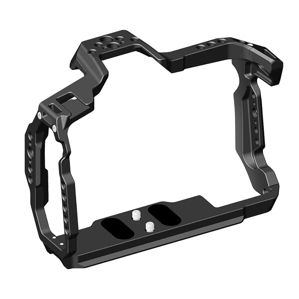 Full Camera Cage for BMPCC 6K Pro for Blackmagic Pocket Cinema Cold Shoe Mount Aluminum Alloy Protective Frame