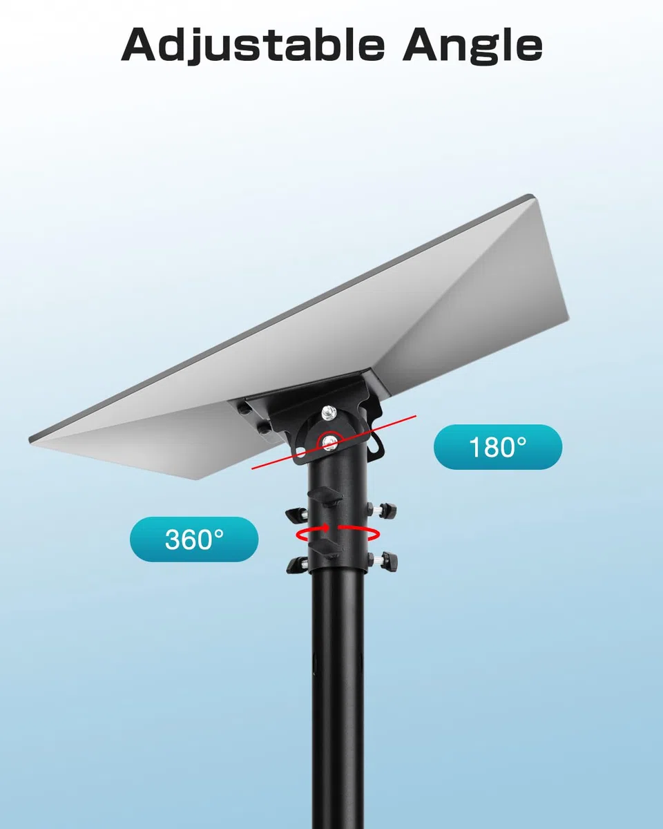 PAIRIER Rohradapter für Starlink Gen 3, kompatibel mit der Starlink Standard-Satellitenschüssel V3, für Masten mit einem Durchmesser von 28–54 mm