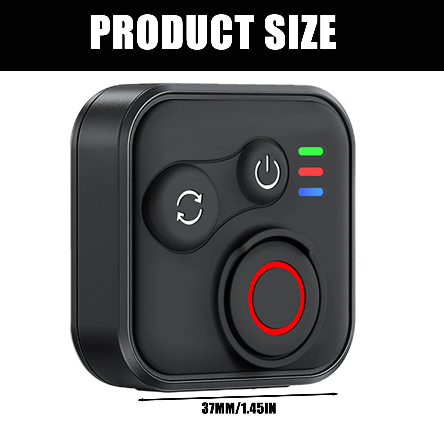 Wireless Bluetooth Fernbedienung für Insta360 X5/X4/X3/Ace Pro 2/Ace Pro/GO3S/GO3/Hero 13/12/11/IOS/Android Smartphone Kameras Zubehör mit Handschlaufe, 50m Reichweite BT5.1 Type-C