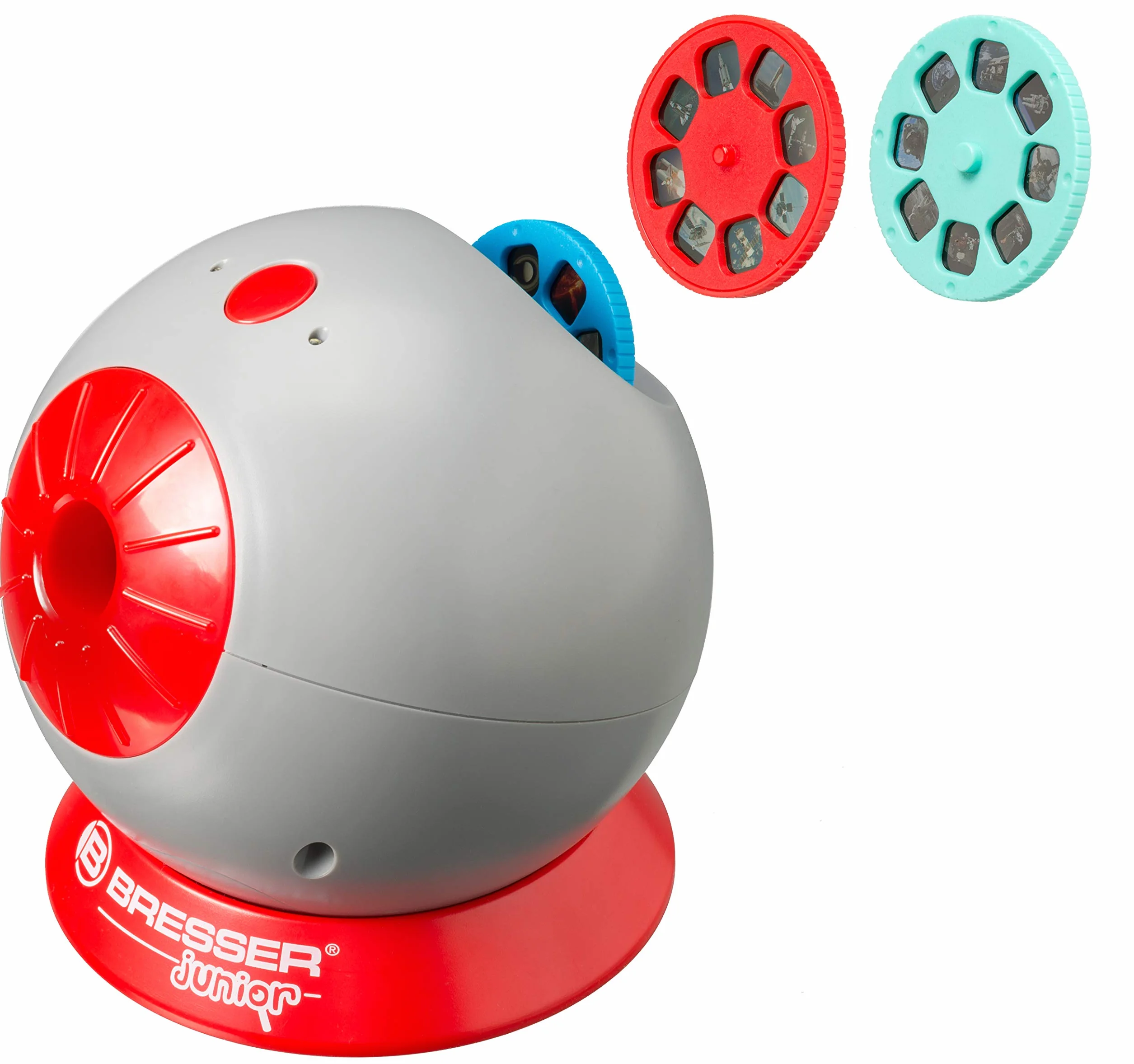 Bresser Junior Science Projektor Maxi für Kinder mit 24 astronomischen Bildern zum projizieren auf eine Wand