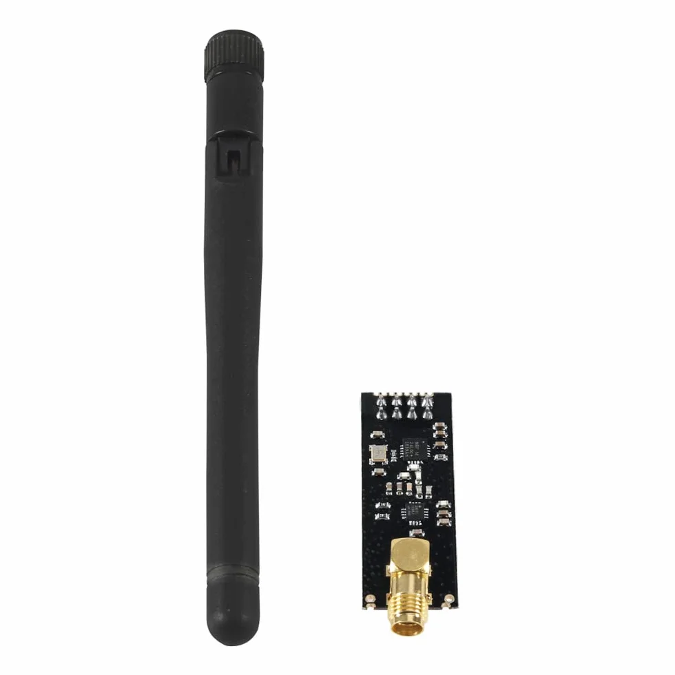 NRF24L01+PA+LNA Funkmodul mit Antenne, 1100 Meter lange Entfernung, mit NRF24L01 Wireless Modul-Adapter, 3,3 V, 4 Stück