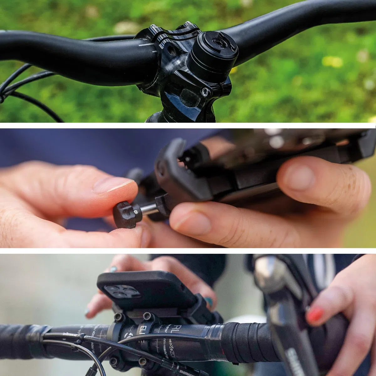 SP CONNECT Micro Stem Mount Pro Clamp | SPC+ | Handy Halterung für den fahrradlenker | Smartphone Halterung Fahrrad | handyhalter